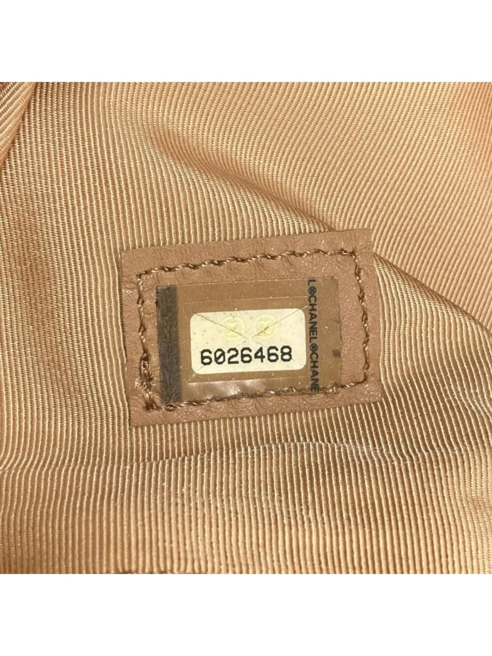 Chanel CC Logo Gold Tote Bag Lambskin